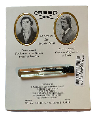 #ad #ad Creed Chevrefeuille Original 0.05 oz 1.5 ml EDP Mini Travel Sample Card Vial $6.99
