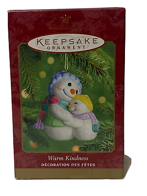#ad Hallmark Keepsake Ornament Warm Kindness 2000 Snowman Christmas Tree decoration $12.00