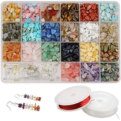 #ad Civilipi Chips Gemstone Beads Irregular for Jewelry Making Beads... $36.19