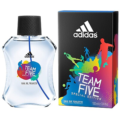 #ad *NEW* Adidas Team Five by Adidas for Men 3.4 oz Eau De Toilette Spray NIB $12.87