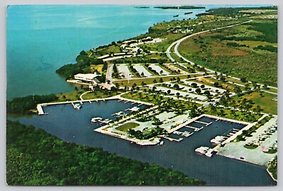 #ad Postcard Flamingo Florida Aerial View Flamingo Lodge Everglades National Park $5.75
