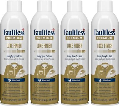 #ad Faultless Premium Luxe Spray Starch 20 Oz 4 Pack $30.28