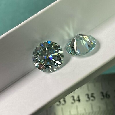 #ad 2 Ct Pair Natural Diamond 6.50 mm Round Cut D Grade CERTIFIED VVS1 Free Gift 1 $54.00