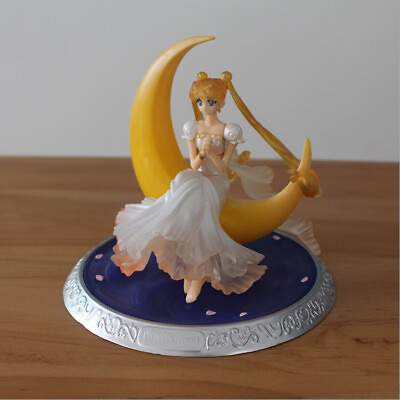 #ad Sailor Moon Tsukino Usagi in Wedding Dress Action Figure Cake Topper Home Decor $13.99