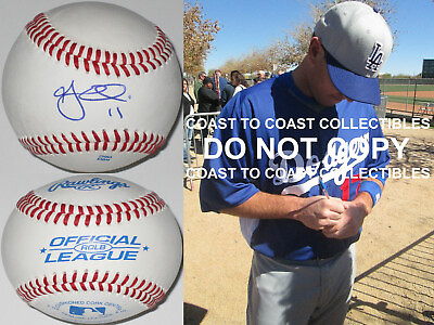 #ad AJ Ellis Los Angeles Dodgers LA signed autographed baseball COA exact proof $64.99