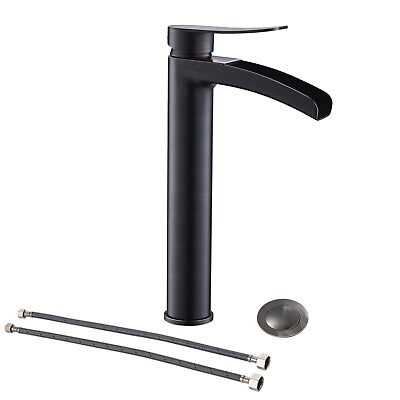 #ad Phiestina Oil Rubbed Bronze Tall Bathroom Vessel Sink Faucet Single Hole $73.99