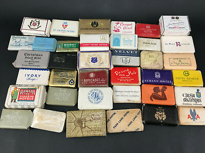 #ad Lot of Vintage Travel Soaps Europe United States Hotels Motels Resorts Airlines $13.18