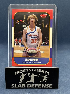 #ad #ad JACKIE MOON WILL FERRELL FROM SEMI PRO MOVIE 1986 FLEER INSPIRED CUSTOM CARD $4.99