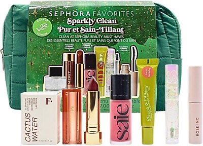 #ad #ad Sephora Favorites Holiday Sparkly Clean Beauty Kit Free Shipping $65.00