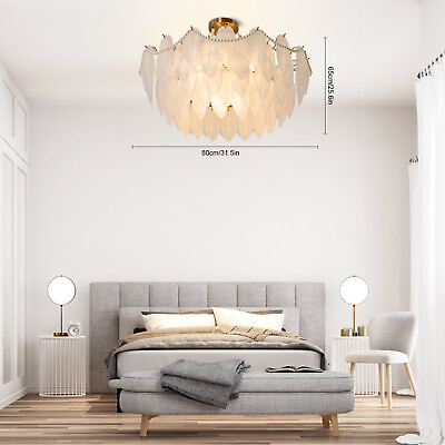 #ad Luxury Crystal Chandelier Modern Living Room Dining Bedroom Glass Light Fixtures $413.00