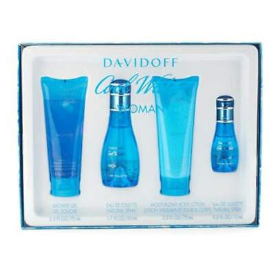 #ad DAVIDOFF: COOL WATER 4 PC TOILETTE BODY LOTION SHOWER GEL SET. ORG $78 NOW $62 $52.70