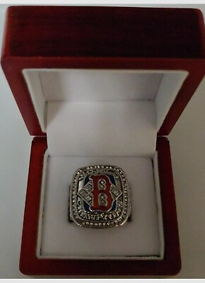 #ad David Ortiz 2004 Boston Red Sox World Series Ring With Wooden Display Box $39.99