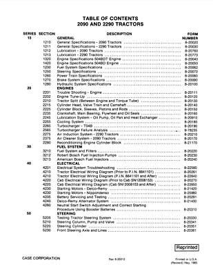 #ad Case 2090 2290 Tractor Complete Service Manual Repair Manual 8 20000 PDF USB $68.00