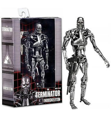 #ad Terminator 2 Judgment Day T 800 Endoskeleton Arnold 7” Action Figure US SELLER $36.99