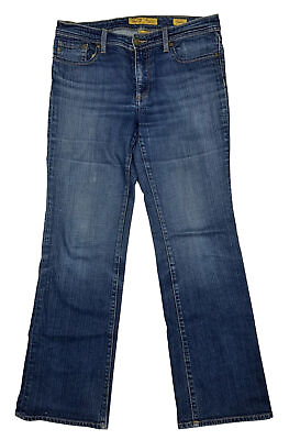 #ad Seven7 Flare Women Size 8 Measure 32x32 Dark Denim Jeans $12.67