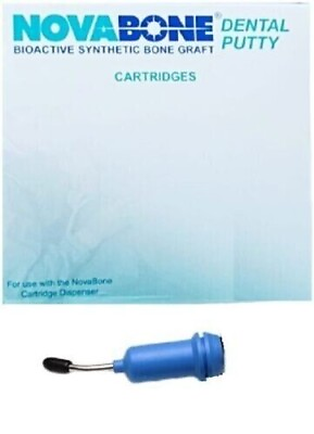 #ad Novabone Putty Bioactive Synthetic bone graft 1 Cartridges .25 cc X 4 $189.99