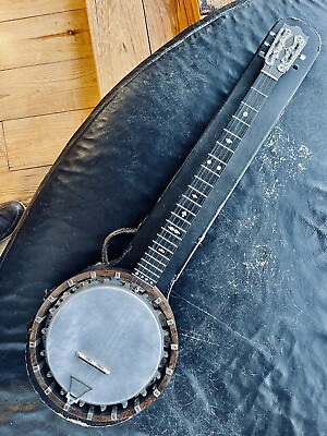 #ad Zither Banjo Antique 5 String Riley Beautifully Restored To New GBP 695.00