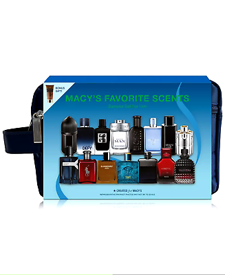 #ad 2023 Holiday Macys 17 Pc. Macy#x27;s Favorite Scents Sampler Discovery Set For Him $64.99