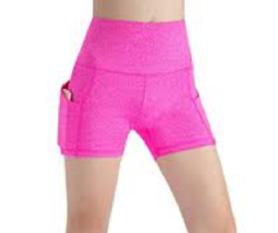#ad MandH HK Women#x27;s High Waist Outside Pocket Yoga Legging Shorts Size XL $16.95