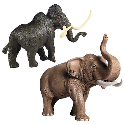 #ad Safari WOOLLY MAMMOTH Toys Model Figure Kids Plastic Animal Prehistoric Figurin $21.62