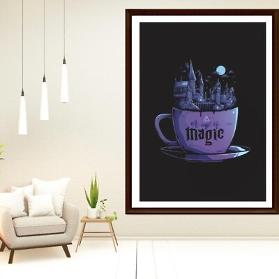 #ad Harry Potter Cup of Magic Canvas Wall Art Home Decor $129.99