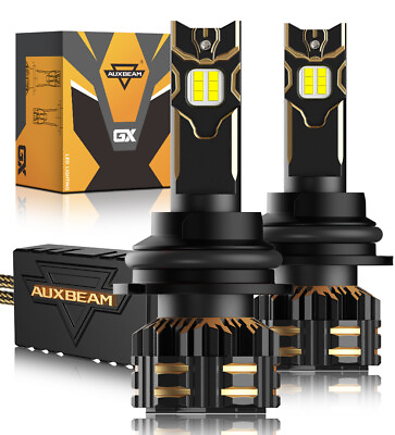 #ad AUXBEAM Canbus 9004 HB1 LED Headlight Bulbs Kit High Low Beam Super Bright 6000K $87.99