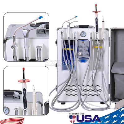 #ad Dental Portable Delivery Unit Air Compressor Curing Light Ultrasonic Scaler $1055.12