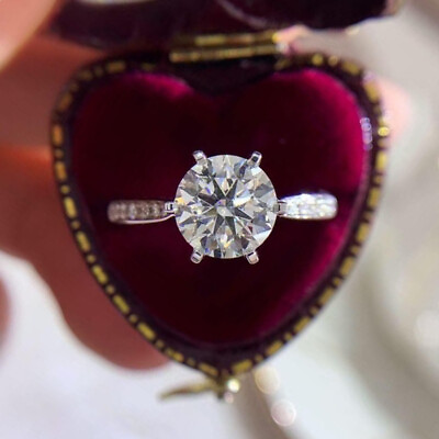 #ad Pretty Women Gift Cubic Zircon 925 Silver Ring Anniversary Jewelry Sz 6 10 C $2.93