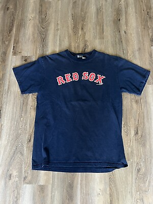 #ad Vintage 2004 Boston Red Sox Blue T Shirt Men’s Size Large $19.99