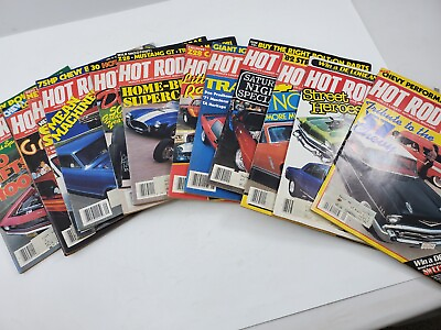 #ad Hot Rod Magazine 1982 Full Year Lot 12 Chevy Ford Mopar Dodge Racing Mechanics $29.00
