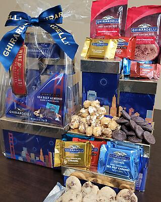 Ghirardelli Chocolate Gift Tower by Wine Country New sealed Free Shipping $24.99