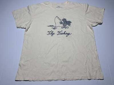 Tommy Bahama TShirt Size L Womens White Graphic 100% Cotton Short Sleeve Y14 $22.45