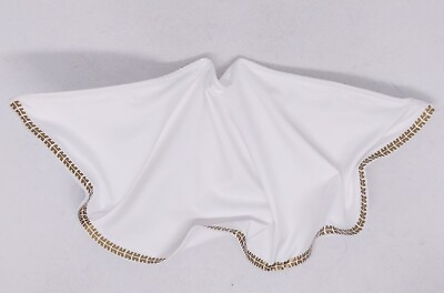 #ad SU MF C MVSZM: 1 12 Wired white cape with gold trim for McFarlane Movie Shazam $19.99