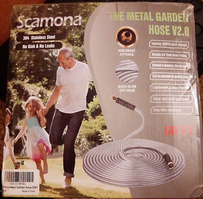 #ad Scamona the Metal Garden Hose V2.0 50ft NEW $33.00