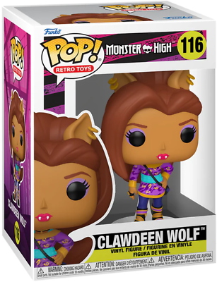 #ad Funko POP Retro Toys: Monster High Clawdeen Wolf #116 $14.99
