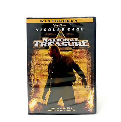 #ad Disney#x27;s National Treasure DVD 2005 Widescreen Movie New Factory Sealed $14.99
