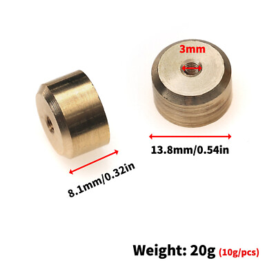 #ad Brass Counterweight Front Rear Axle For HPI Kyosho Tamiya Wltoys Universal Part $10.08