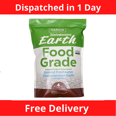 #ad Natural Pest Management Diatomaceous Earth 100% Food Grade 4 lbs 64 oz. $17.19