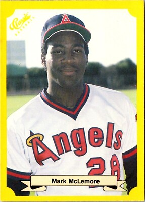 #ad 1987 Classic Update Yellow Mark McLemore #119 California Angels Baseball Card $1.99