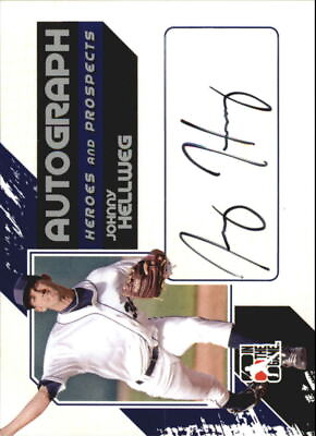 #ad 2011 ITG Heroes and Prospects Full Body Auto Silver #JH Johnny Hellweg HN 390 $3.00