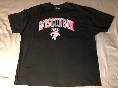 #ad Men’s two XL Wisconsin Bucky T shirt $12.99