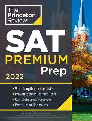 #ad Princeton Review SAT Premium Prep 2022: 9 Practice Tests Review amp;... $5.03