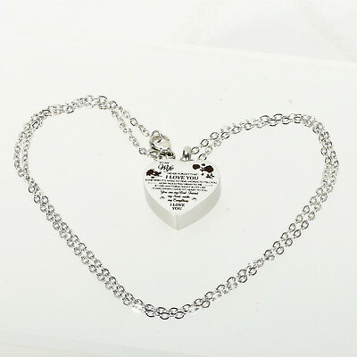Valentine#x27;s Day Gift For Girlfriend Wife Necklace Love Tag Heart Gifts $7.99