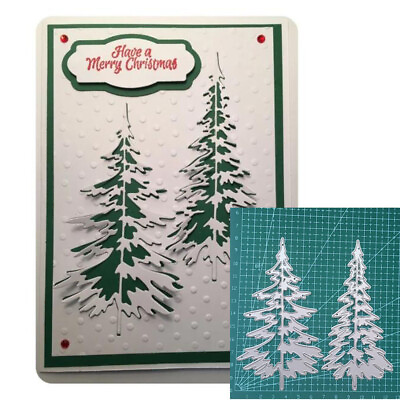 #ad Making Merry Christmas Die Metal Cutting Dies Snowflake Tree Dies Scrapbooking $8.42