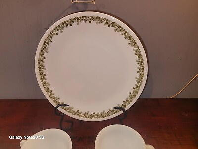 #ad 5 Corelle Bloosom Crazy Daisy 4 Pyrex Cups amp; 1 Dinner Plate $20.00