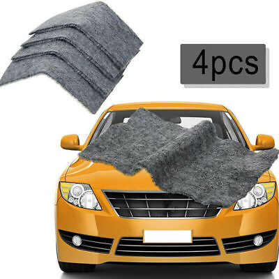 #ad 4x Nano Sparkle ClothMulti Purpose Nano Magic Car Scratch Repair Nanomagic $12.42