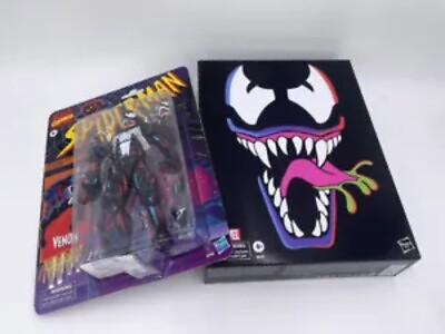 #ad #ad Spider Man Marvel Legends Retro Venom Pulsecon HASCON Action Figure HASBRO $29.99