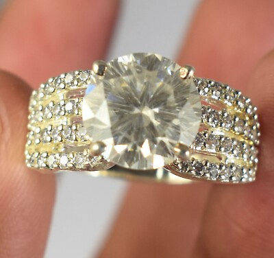 #ad Men#x27;s Solitaire Birthday Ring 7.65 Ct Certified White Round Shape Diamond $323.99