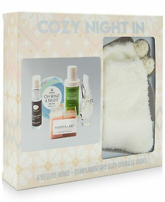 #ad #ad Cozy Night 6Pc Donna Karan Perfume .17 FL Oz Fragrance Lotion Cozy Chenille Sock $29.99