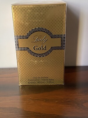 #ad Lady Gold Parfum Women 3.3fl.oz 100ml. New Sealed in box $17.00